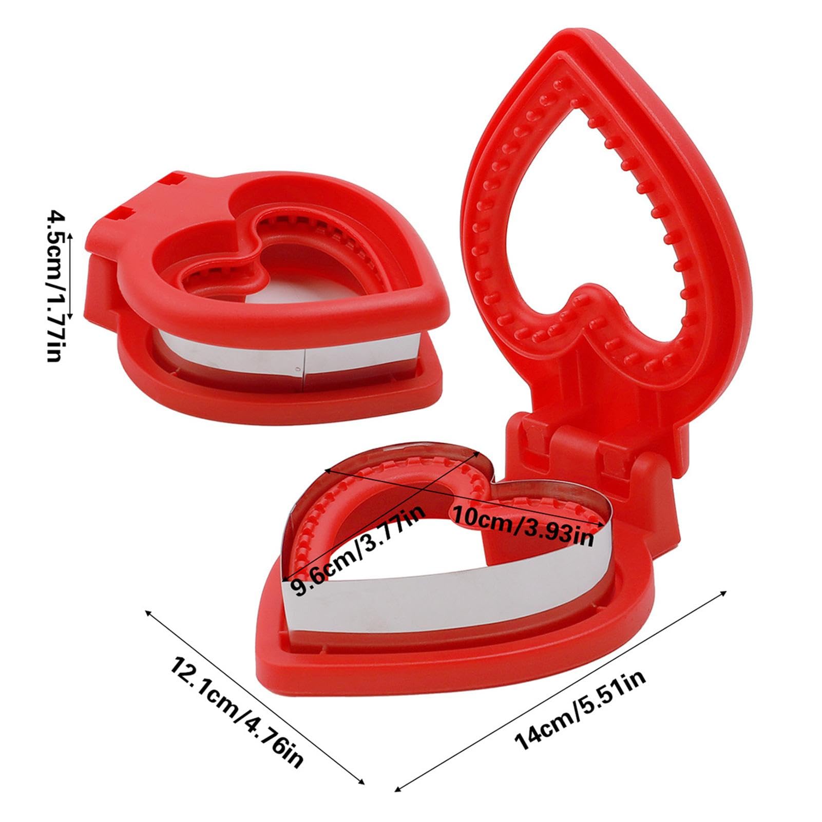 Sandwich-Ausstecher Herz-Design - Brotschneider & Versiegeler Aus Edelstahl Für Kinder