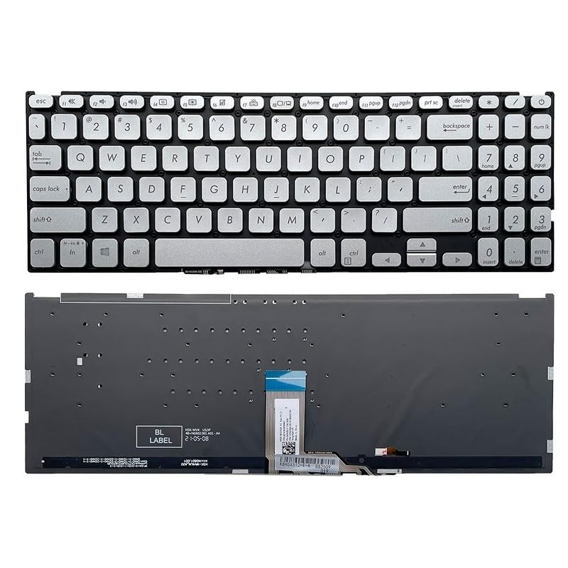 Clavier portable ASUS X512 bleu pour travailler à la maison ou au bureau en RU/US