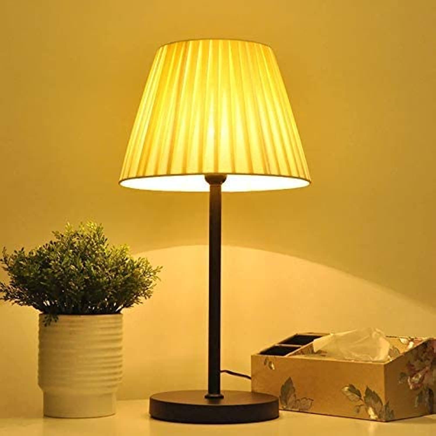ANTOLE Table Lamp,Modern Dimmable Bedside Nightstand Lamp Switch Control for Living Room Bedroom