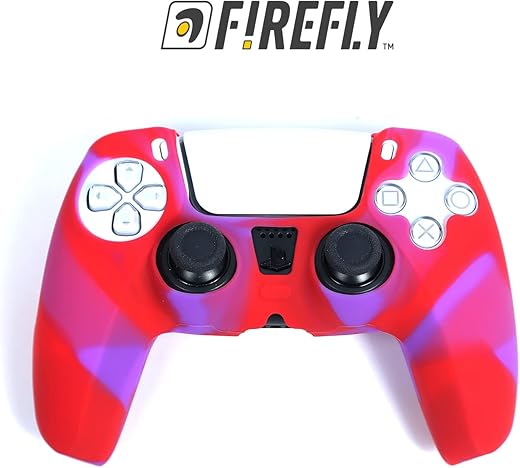 Firefly PS5 Controller Silicon Skin Cover Ruby Marble
