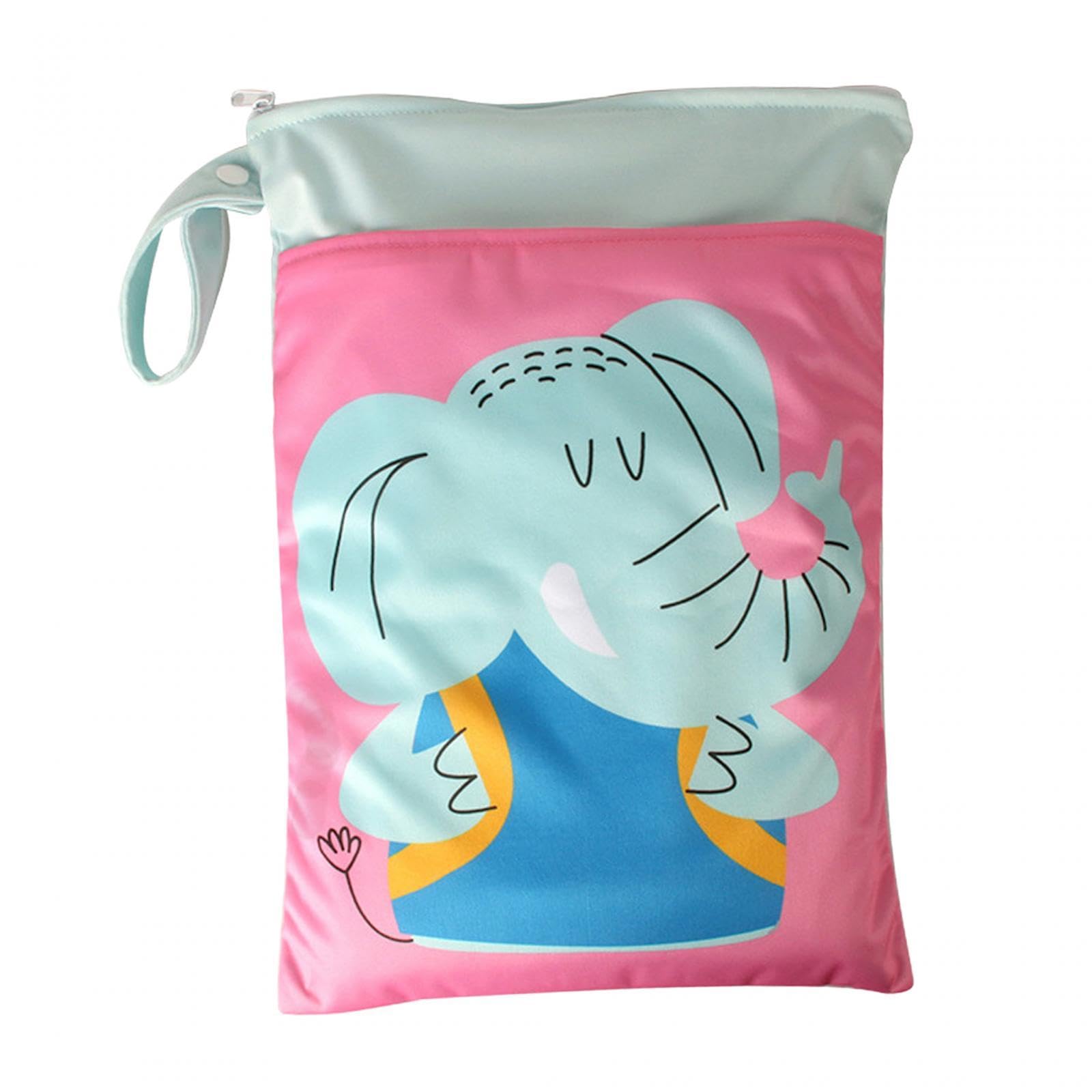 heavenglow Meadawgs®Diaper Pouch Portable Reusable Waterproof Infant Diaper Bag Diaper Organizer Elphant|Baby|Diapering|Diaper Bags-picture-53