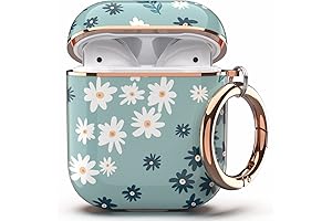 TATOFY AirPods Case with Flower Patterns: Stylish Protection for Women and Girls