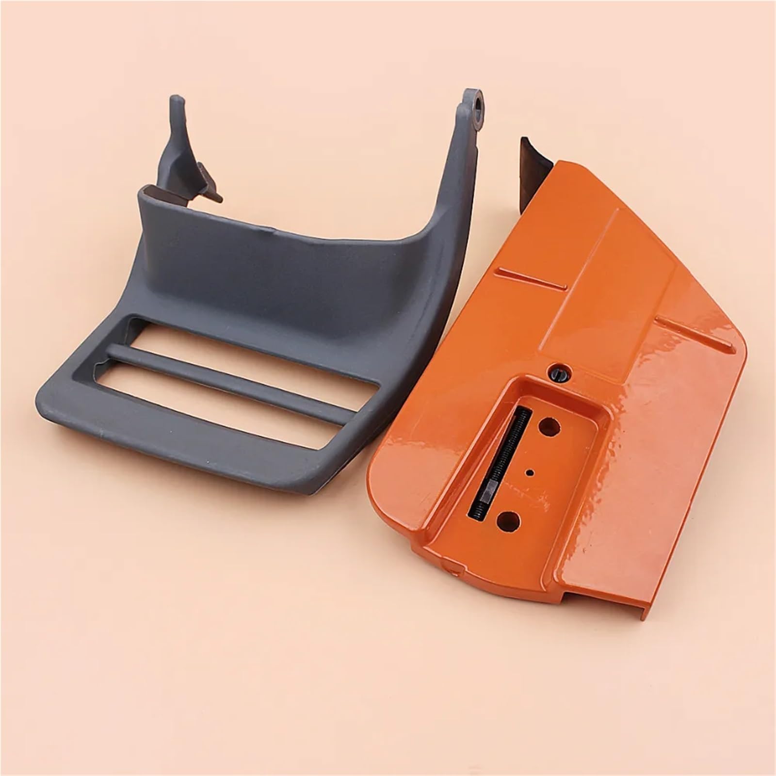 Protector de manija Freno Cadena, Compatible for Husqvarna, 365, 371, 372, 372XP y 362. Cubierta piñón Embrague Tensor Palanca Delantera Motosierra Protector de Cadena de Freno de Mano