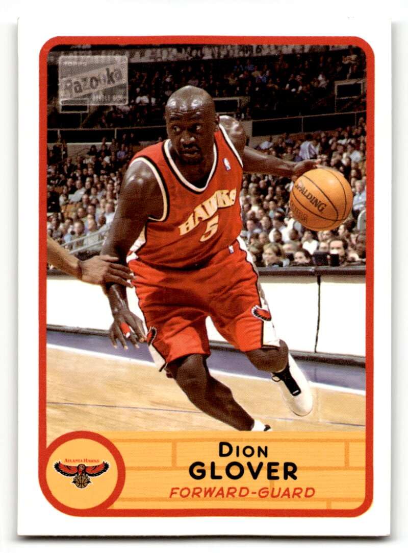 Amazon.com: 2003 Bazooka #215 Dion Glover Atlanta Hawks Basketball