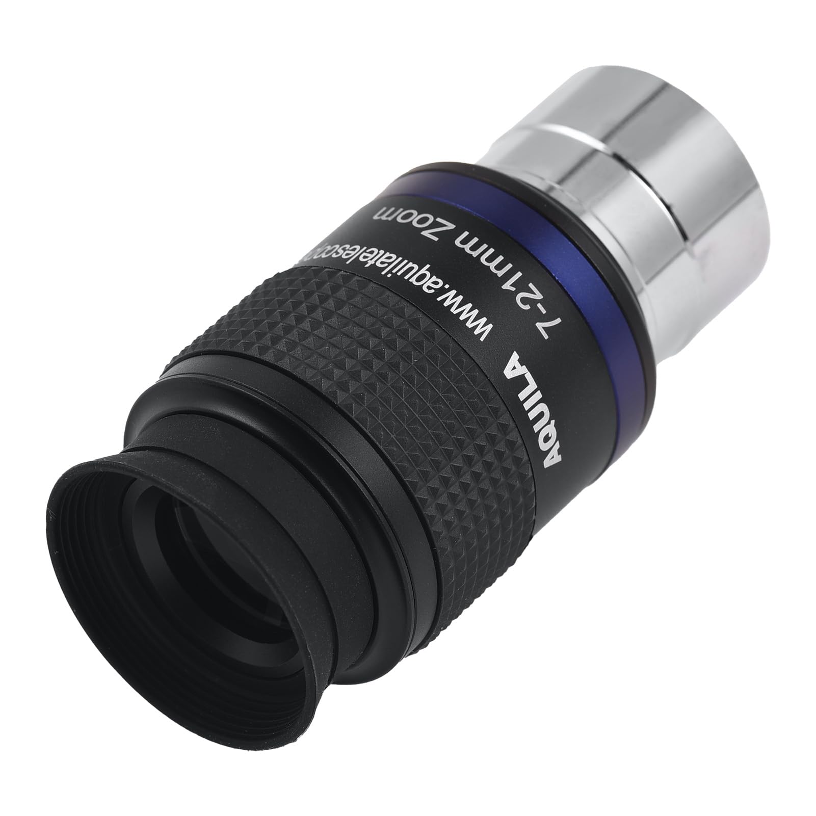 Cet oculaire zoom entièrement métallique 7-21 est un oculaire télescopique haute résolution, oculaire entièrement métallique zoom 7-21 pouces, grossissement élevé, accessoire pour télescopes