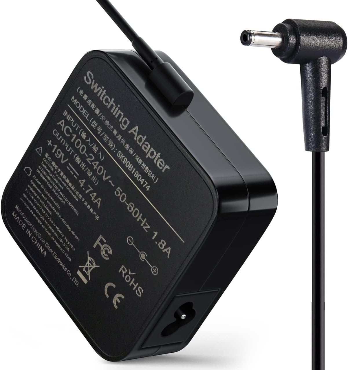 Laptop Adapter for Asus 19V 4.74A 90W ADP90YD B A53 A53Z