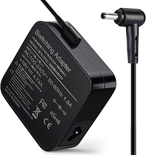 90W 19V 4.74A Adapter Charger Replace for ASUS Q524 Q524U Q534 Q534U Q524UQ Q534UX Q534UXK P2540U P2540UA P2540NV P2540UV Q524UQ-BBI7T15 2-in-1 15.6" Touch-Screen Laptop Power Cord 4.5 mm×3.0 mm