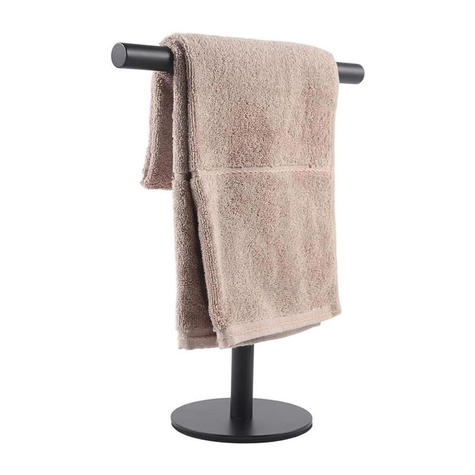 Toallero De Pie Toallero de Acero Inoxidable con Barra en Forma T