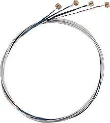 Conjunto universal de cordas de violino 4/4 (GDAE) com núcleo de aço com cabeça esférica niquelada para instrumentos de violino