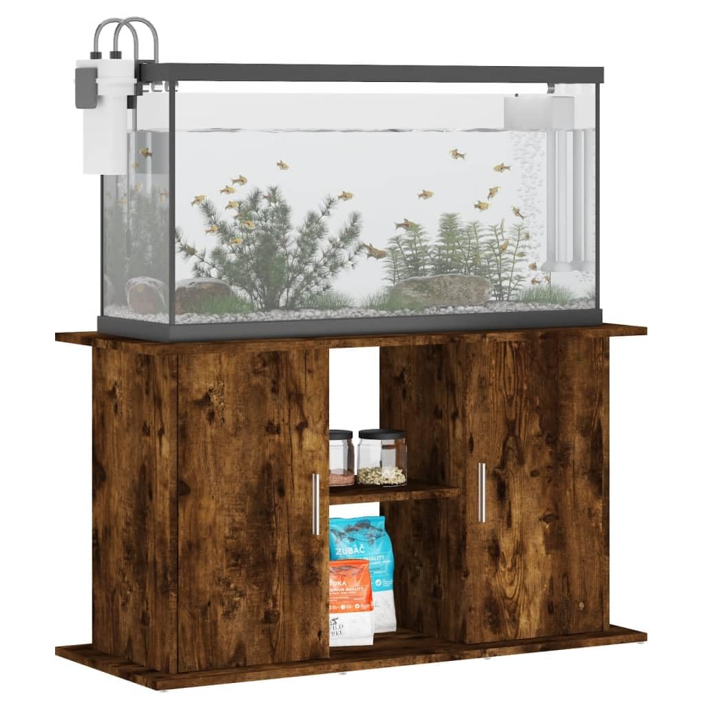 Generico Supporto Acquario 101x41x58 cm in Legno Multistrato Rovere Fumo,Marrone,27.82kg,833612