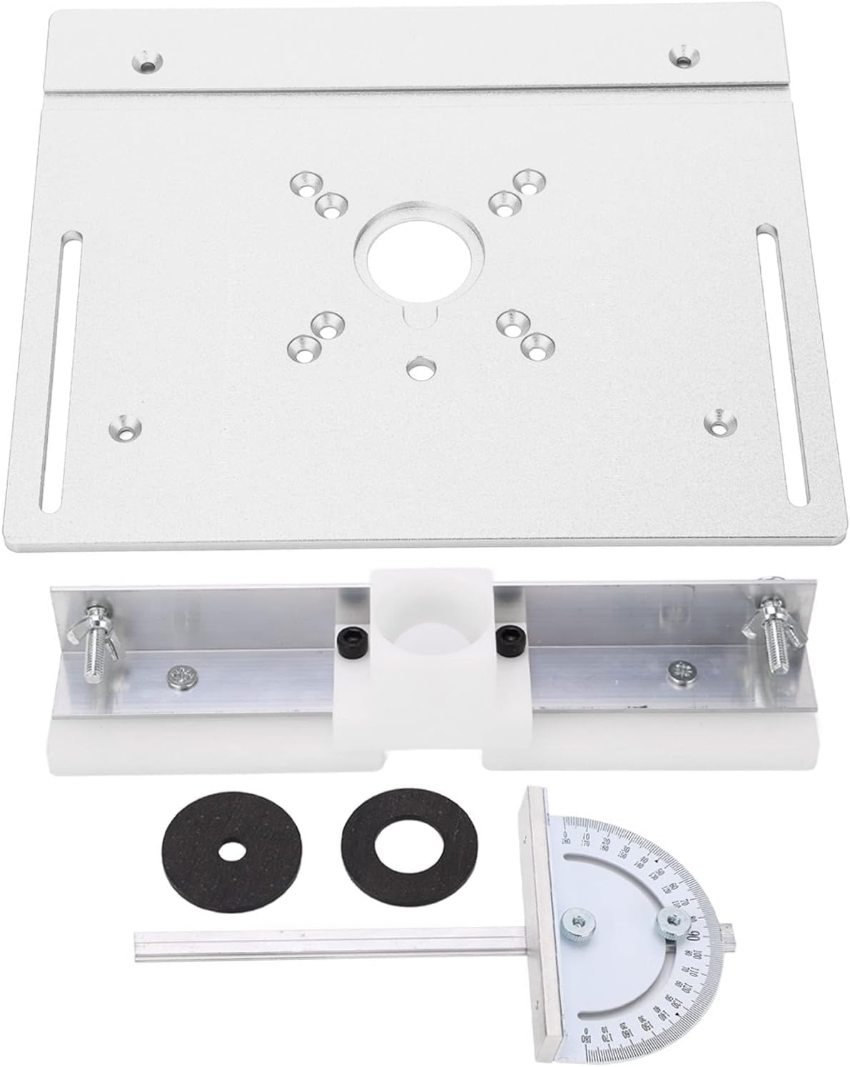 Aluminum Alloy Router Table Insert Plate for Woodworking, Router