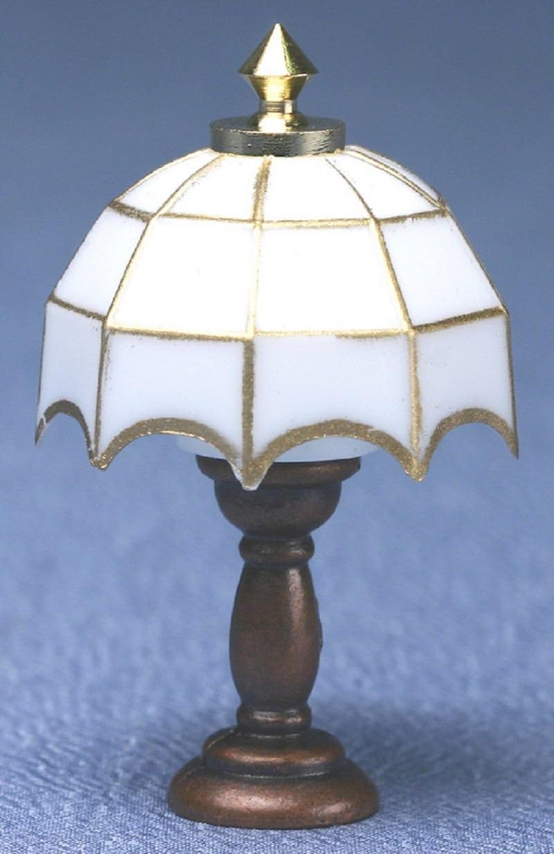 Dollhouse Miniature Tiffany Table Lamp