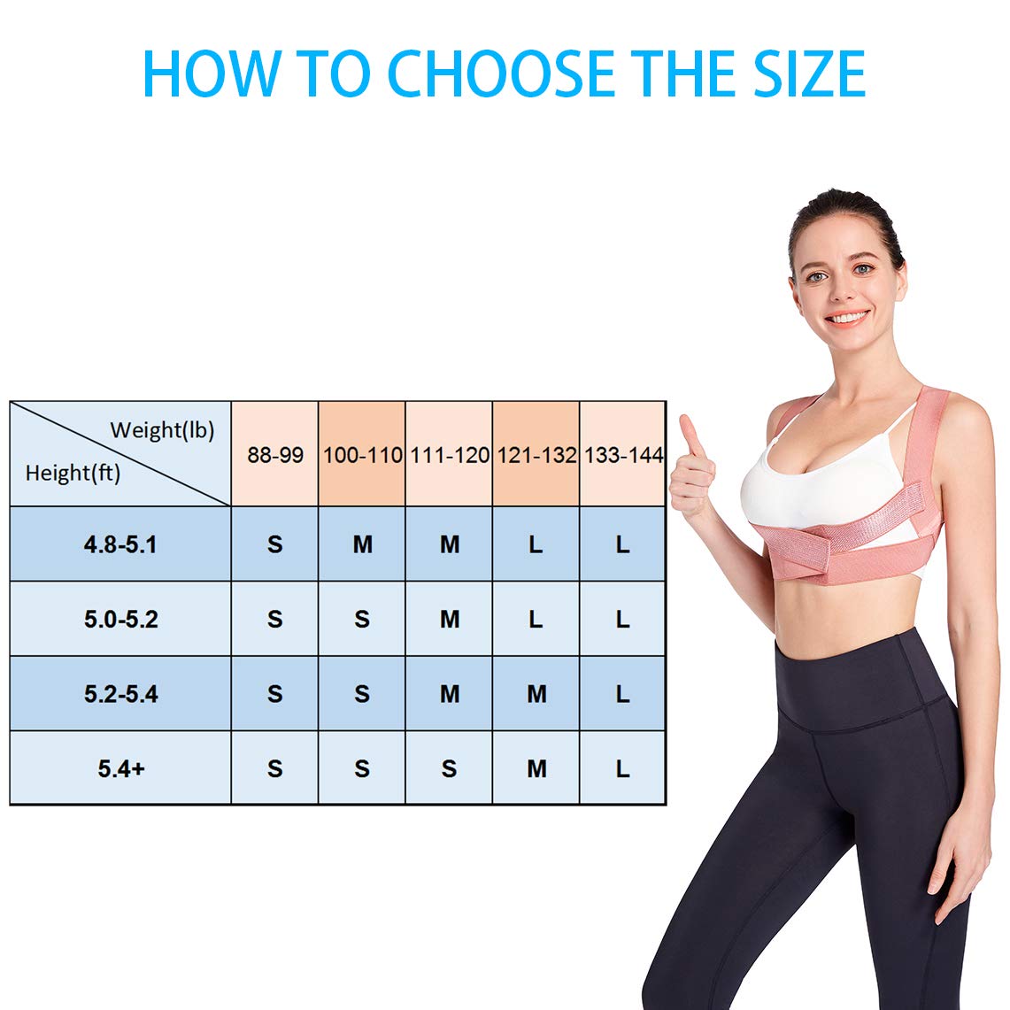 Posture Corrector for Women, CADIFET Adjustable Upper Back Brace for Chest Support and Straighten Posture Bra for Women - Providing Back Neck Shoulder Upright Straightener
