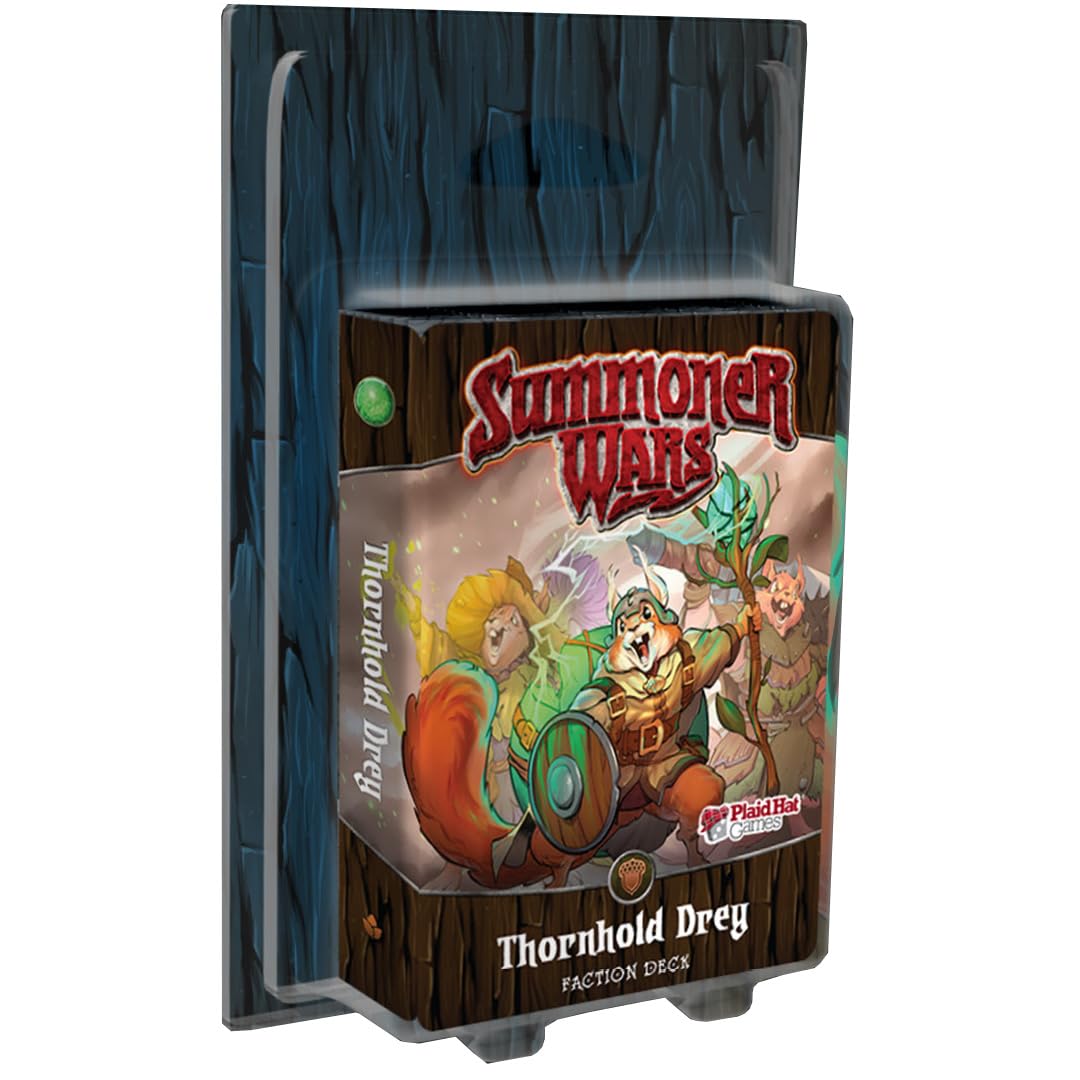 Plaid Hat Games | Summoner Wars: Thornhold Drey Faction Deck | Tactical Card Game Expansion, Squirrel Army, Structures And Ambushes | 2 Players | 60 Minutes