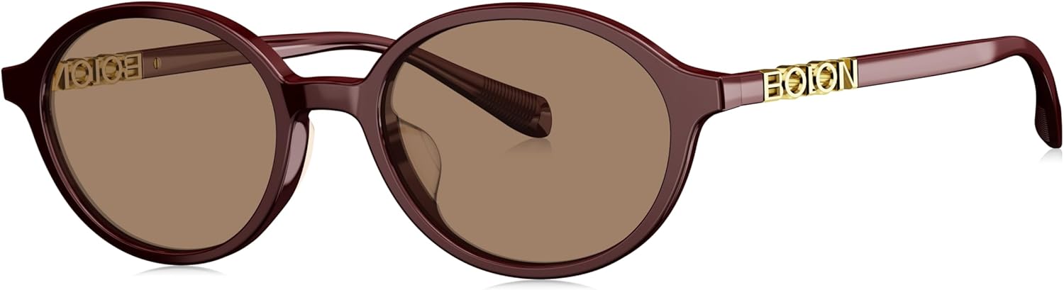 BOLON Women Retro Oval UV400 Sunglasses BL3216 Jakarta 53mm, Exclusive Eyewear Brand of EssilorLuxottica