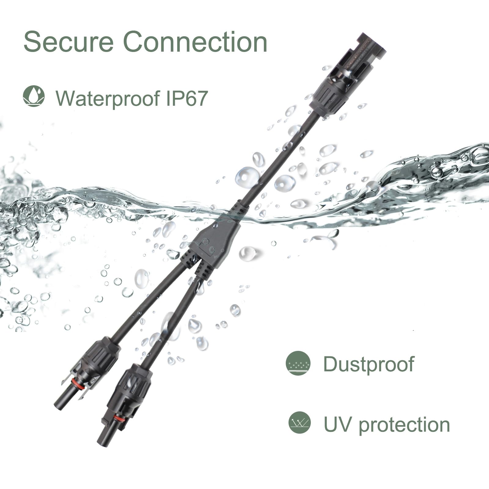 Connettori A Y Per Pannelli Solari DODUOS - 2 Coppie MMF/FFM Per Collegamenti Paralleli - Foto 6