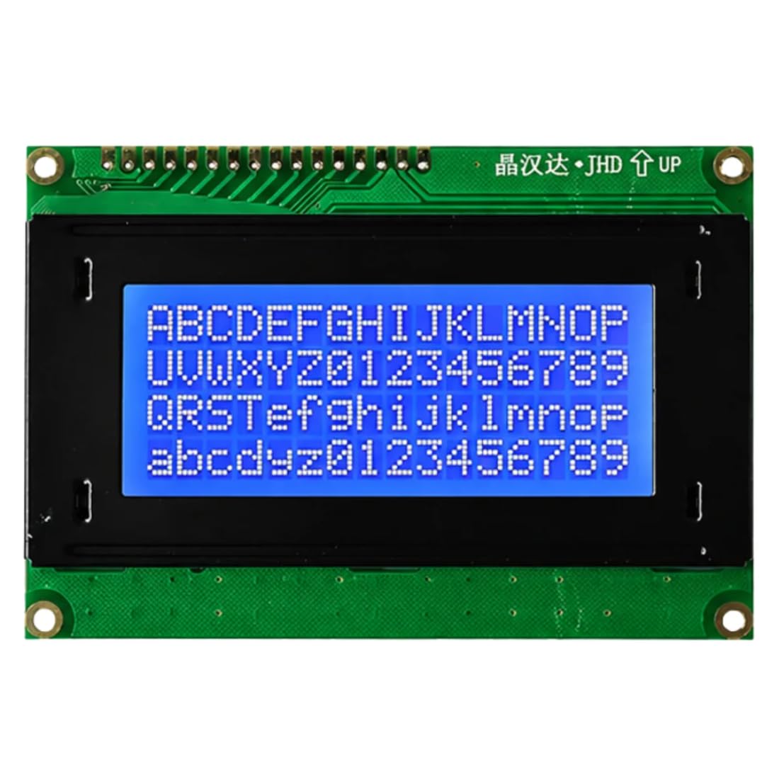 Robocraze JHD 16x4 Blue LCD Display Module | HD44780 Compatible Character Display with White Text, Dimmable Backlight for Embedded, IoT Projects & Industrial Applications Development Kit for Makers-image-4
