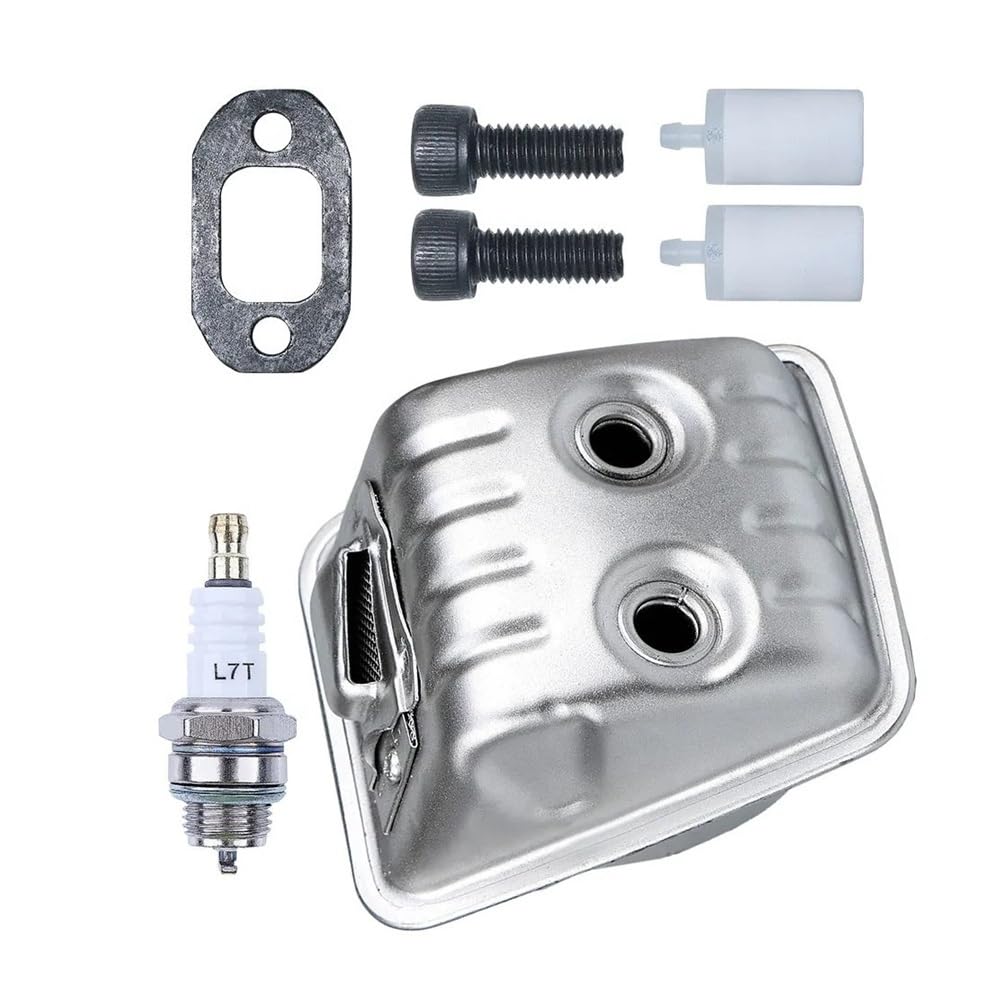Kit de Filtro de Combustible de Tornillo Apto for Husqvarna 450 445 445e W bujía repuestos de Motosierra de Gasolina OEM 544147702