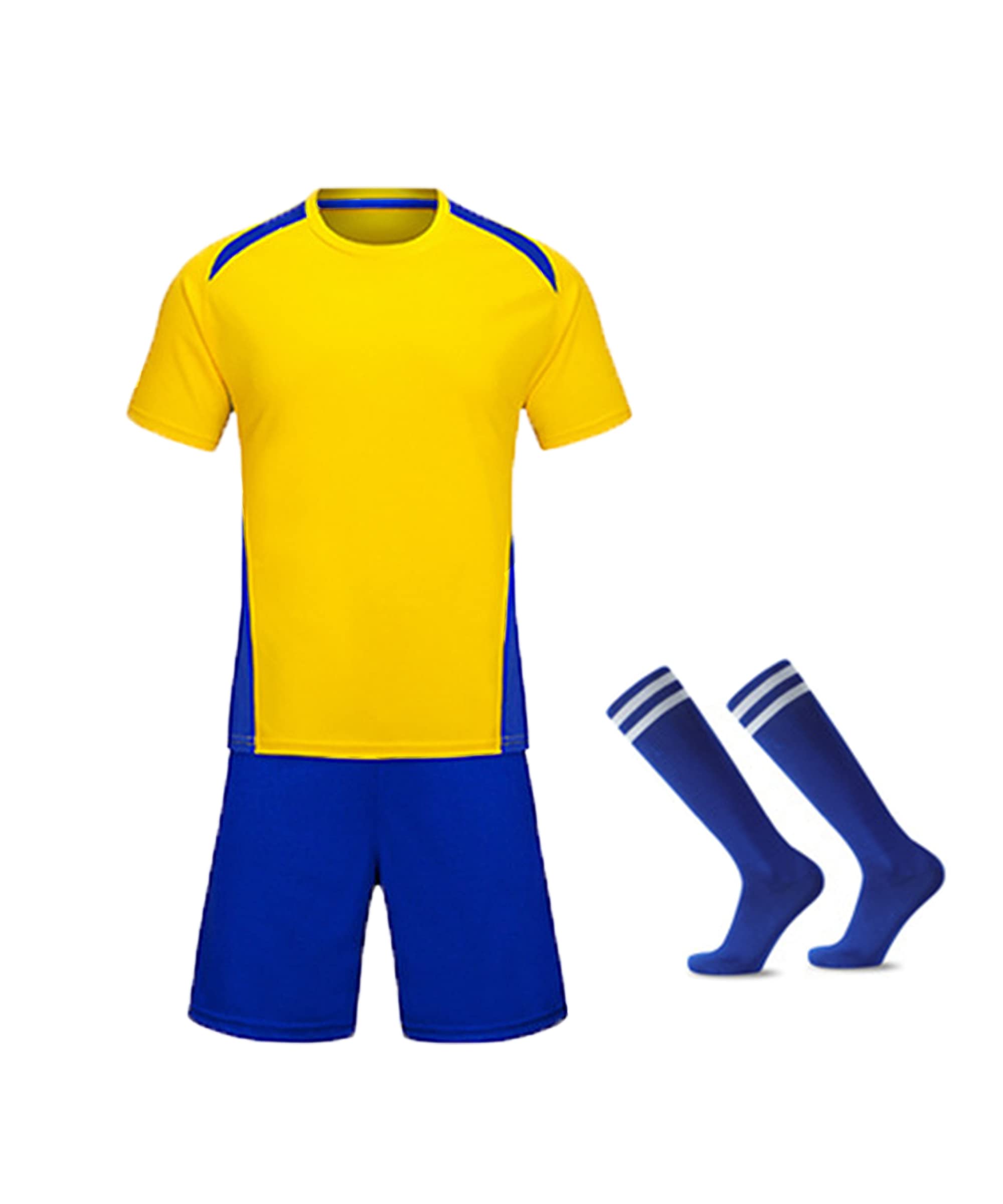 M2C Kids Soccer Uniform Athletic Jersey Shorts Socks Set
