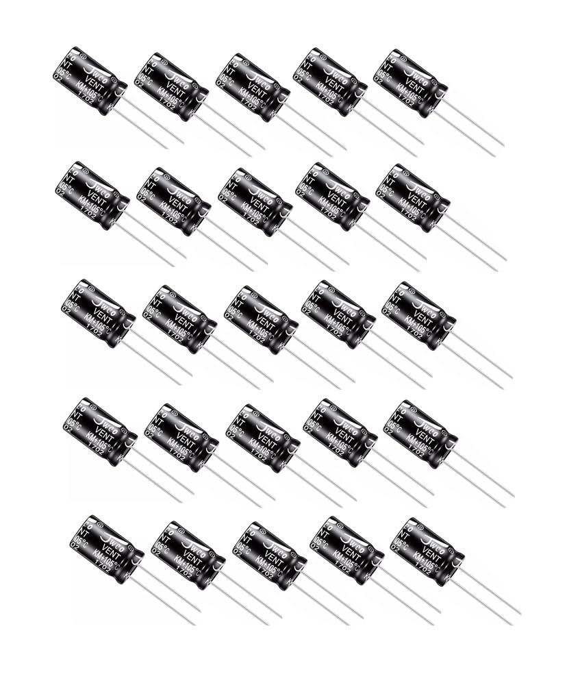 10uF 50V Electrolytic Capacitor 5x11mm 105C - JWCO - Pack Of 25
