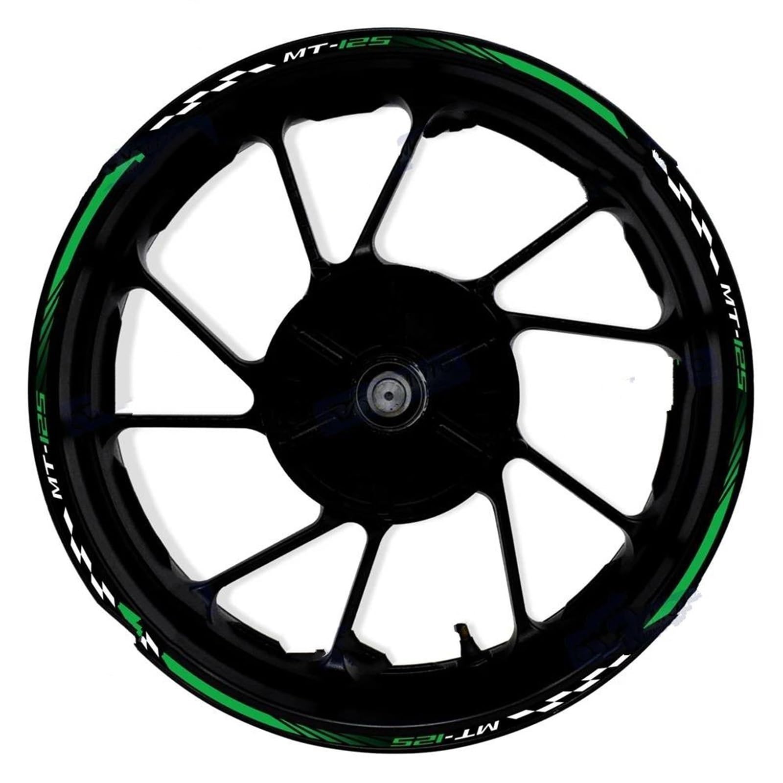 Motorcycle Wheel Stickers Sports Edge Stripe Reflective Film for Yamaha MT-125 MT125