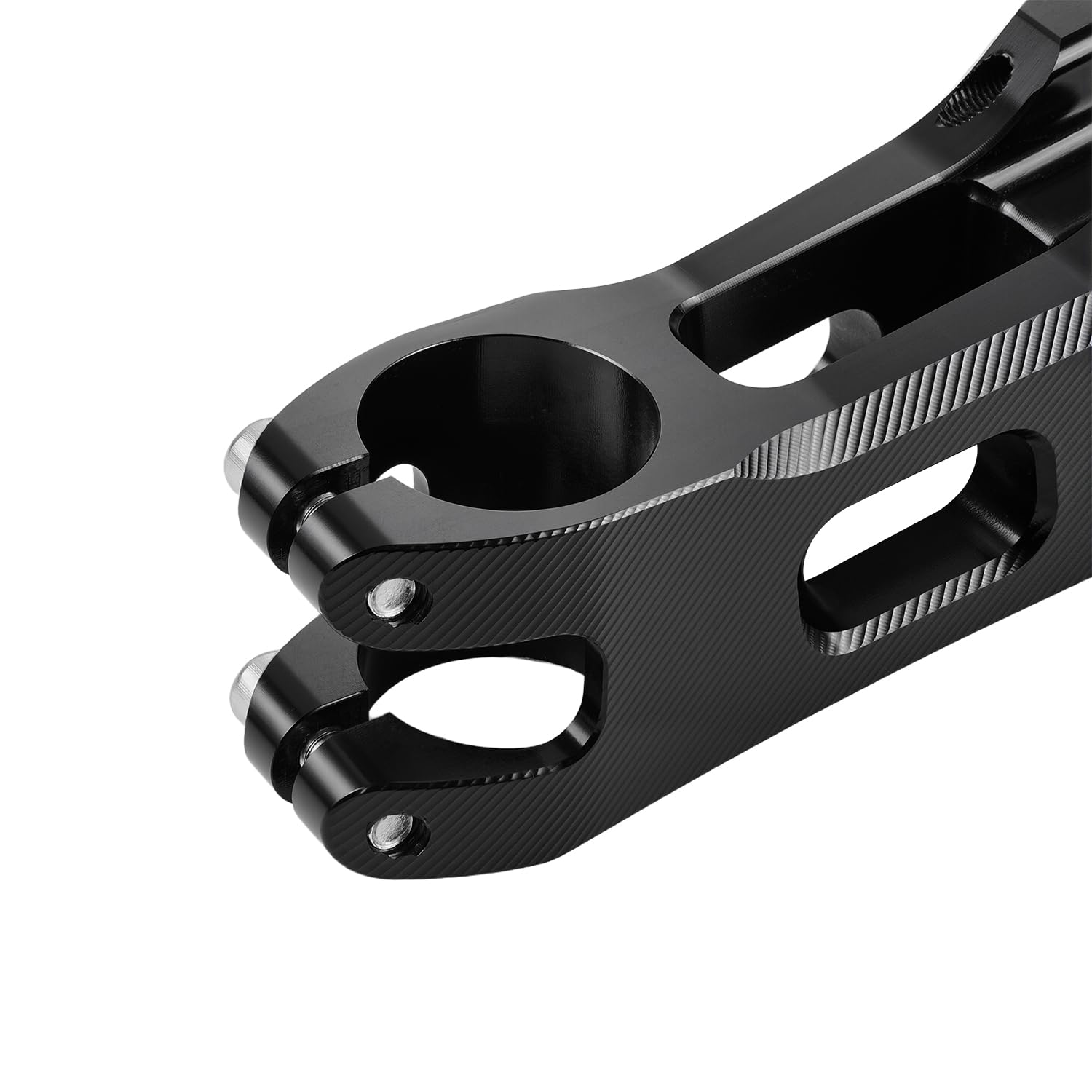 Riser Manubrio Moto Piastra Rialzo Alluminio CNC per Engwe M20 E-Bike Nero | Piastra Rialzo per E-Bike, Struttura in Alluminio CNC, Posizione di Guida Rialzata, Riser per Engwe M20 Bicicletta Elettrica