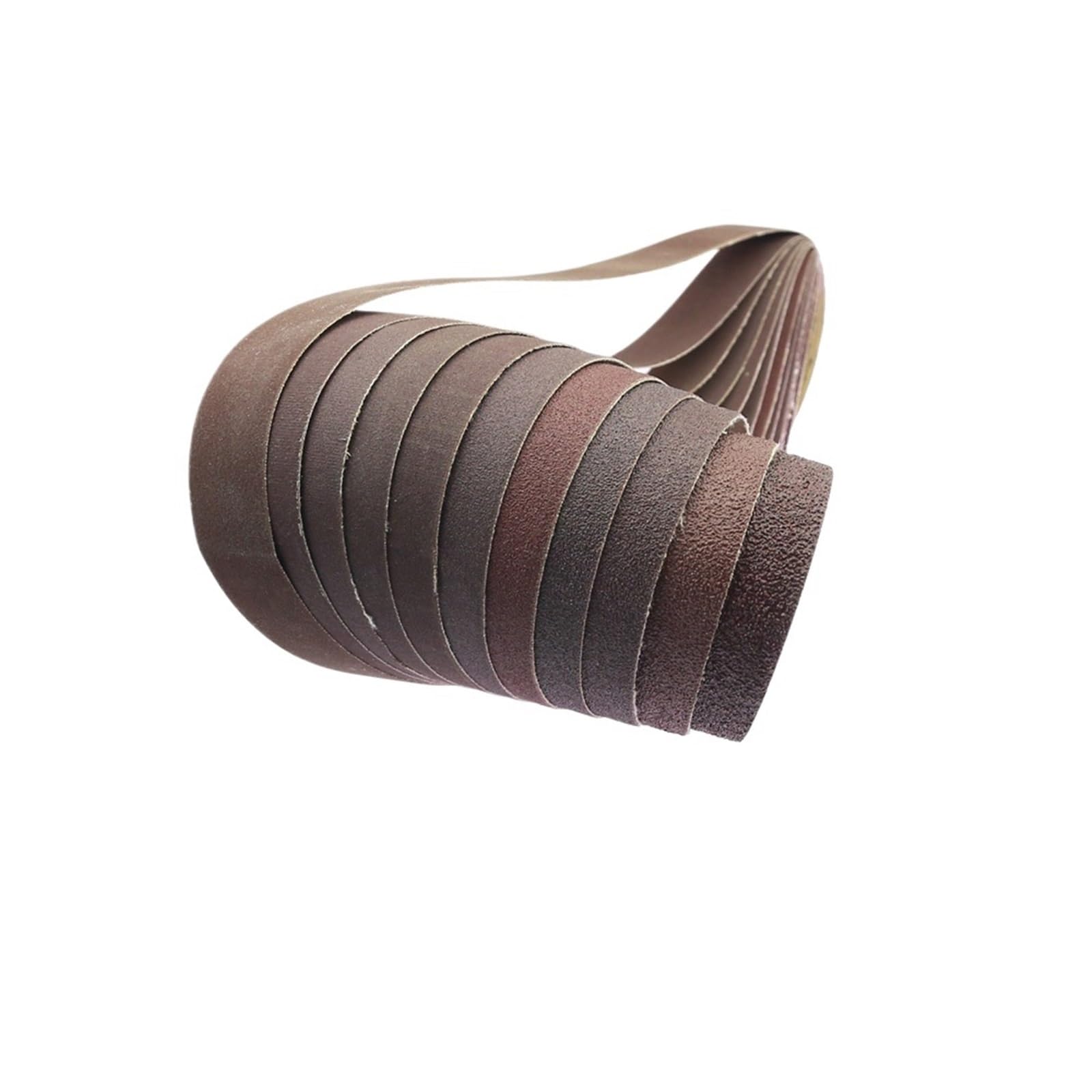 dfEDRd Aluminum Oxide Sanding Belts, 10 pcs 762x25mm 30x1 inch Aluminium P40-P800 For Metal Wood Plastic(P320 x 10 pcs)