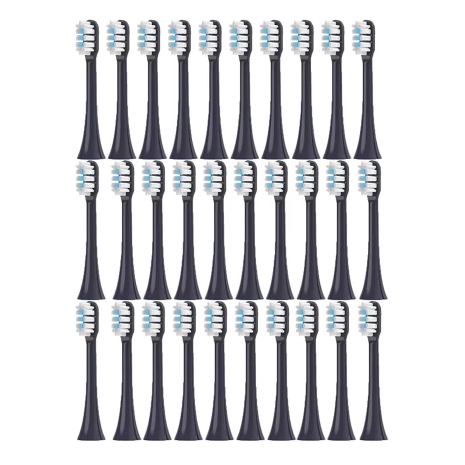 Testine For Spazzolino, Compatibili Con Xiaomi, T301 T302 T501 T501C | Testine di ricambio for spazzolino Testine for spazzolino con setole morbide(Black-30PCS)