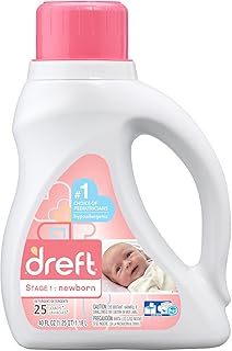 Stage Newborn Liquid Laundry Detergent, White, Baby Blossom, 40 Fl Oz