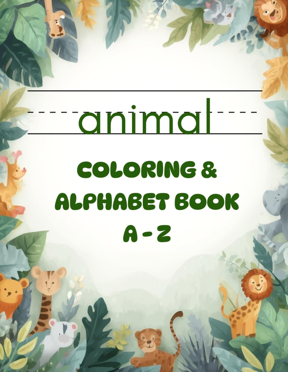 Animal Coloring & Alphabet Book A-Z
