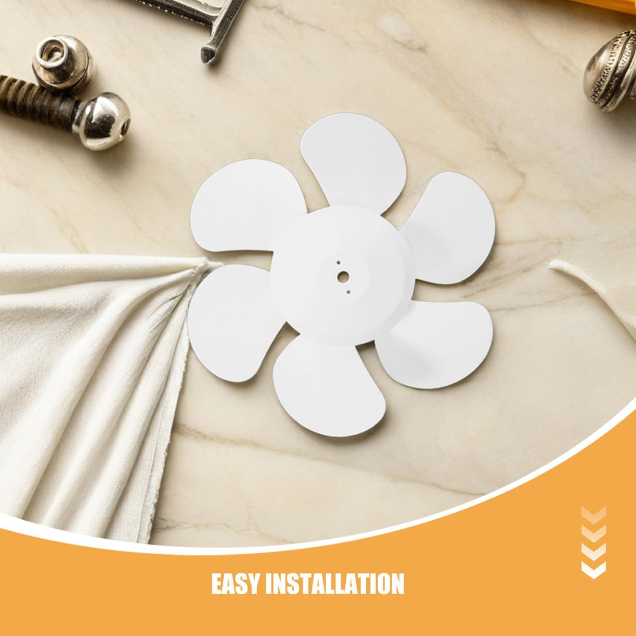 3pcs Replaceable Plastic Propeller Blades - 8 Inch Fan Parts Accessories for Electric Fans, RV Bathroom, Kitchen Ventilation, Small Blade Leaf Replacement