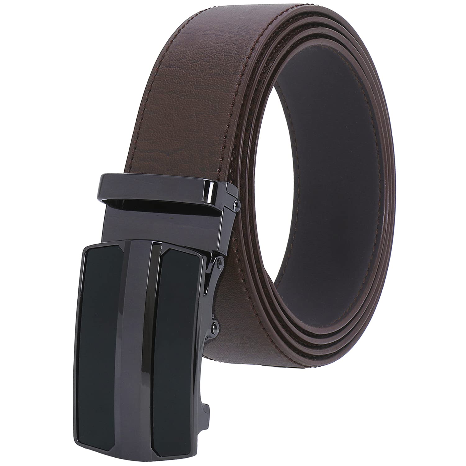 Labnoft Men's Auto Lock PU Leather Belt