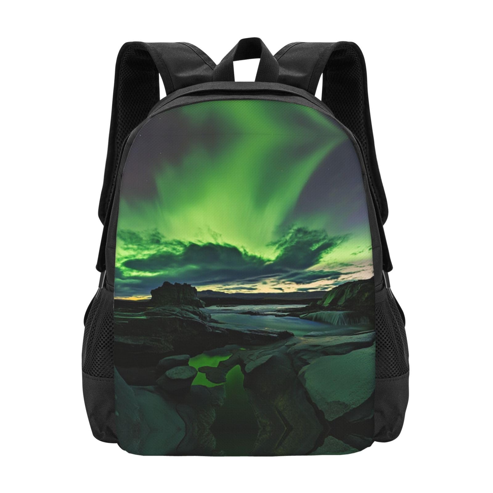 Azurewhorl Plecak Unisex 15,6 cala Laptop Czarny Oxford Plecak
