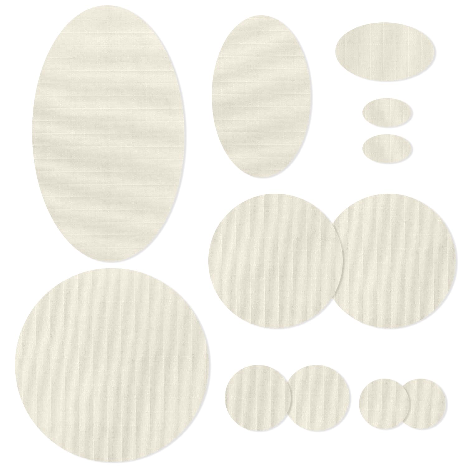 CXWLJL Down Jacket Repair Patch Beige