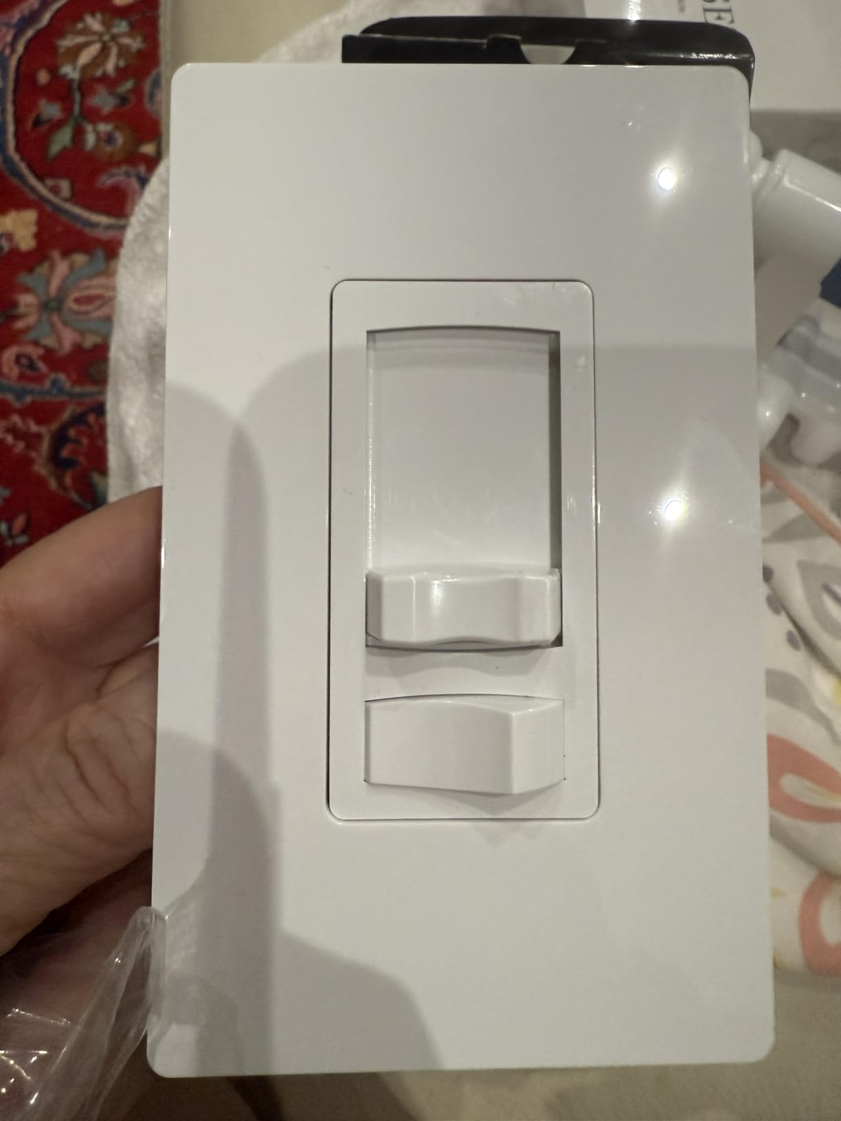 MOES Black Dimmer Light Switches 4 Pack, 3 Way & Single Pole Dimmable Switch for LED,CFL,Incandescent,Halogen, 600Watt Max, ON/Off Switch with Dimming Slide, No Neutral Wire Required