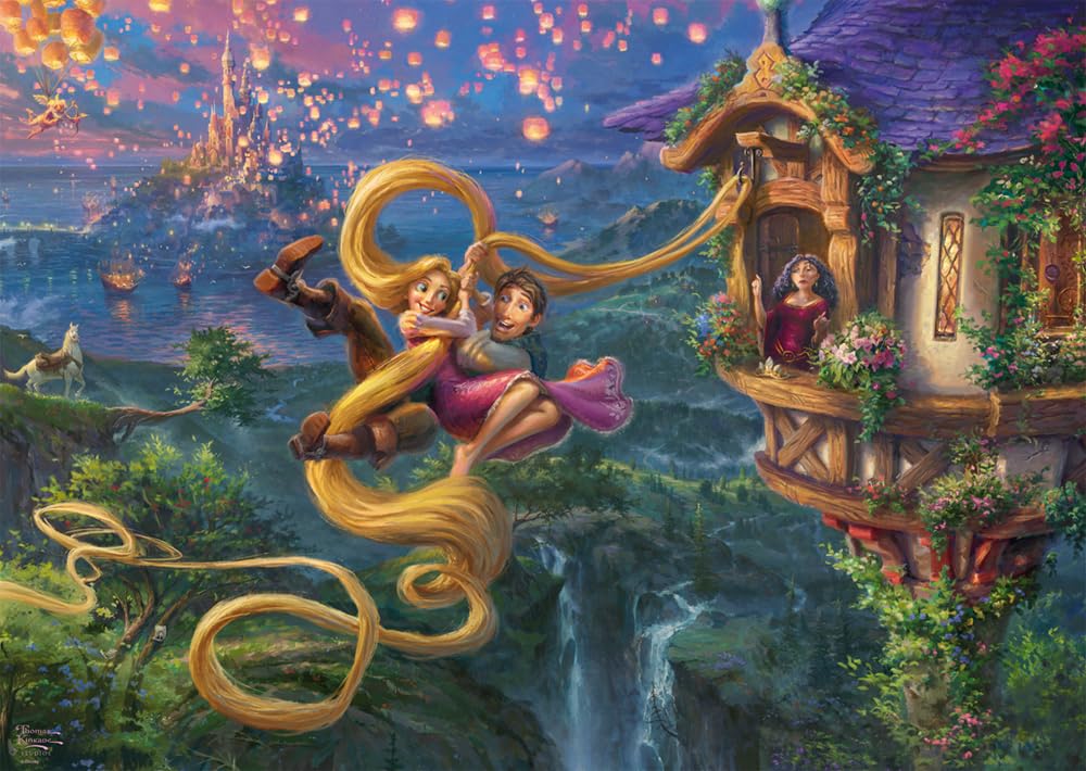 Schmidt | Thomas Kinkade: Disney Tangled Up in Love (1,000 Pieces