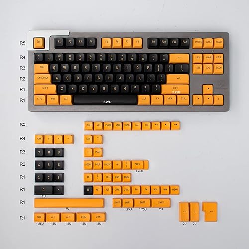 Miniatura 2 de Teclas negras Doubleshot MSA Profile de 150 teclas personalizadas para teclados mecánicos de juegos 6164688487