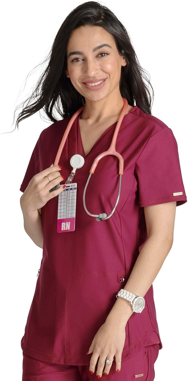 Cherokee Form Women Scrubs Top V Neck CK843