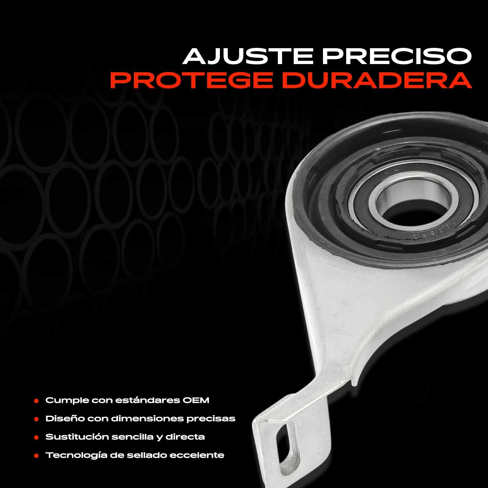 Frankberg Cojinete del árbol de transmisión Cojinete del árbol cardán Compatible con Clase E W211 Clase E T-Model S210 Clase E W210 Clase E T-Model S211 Clase S V220 W220 Replace# A211 410 03 81
