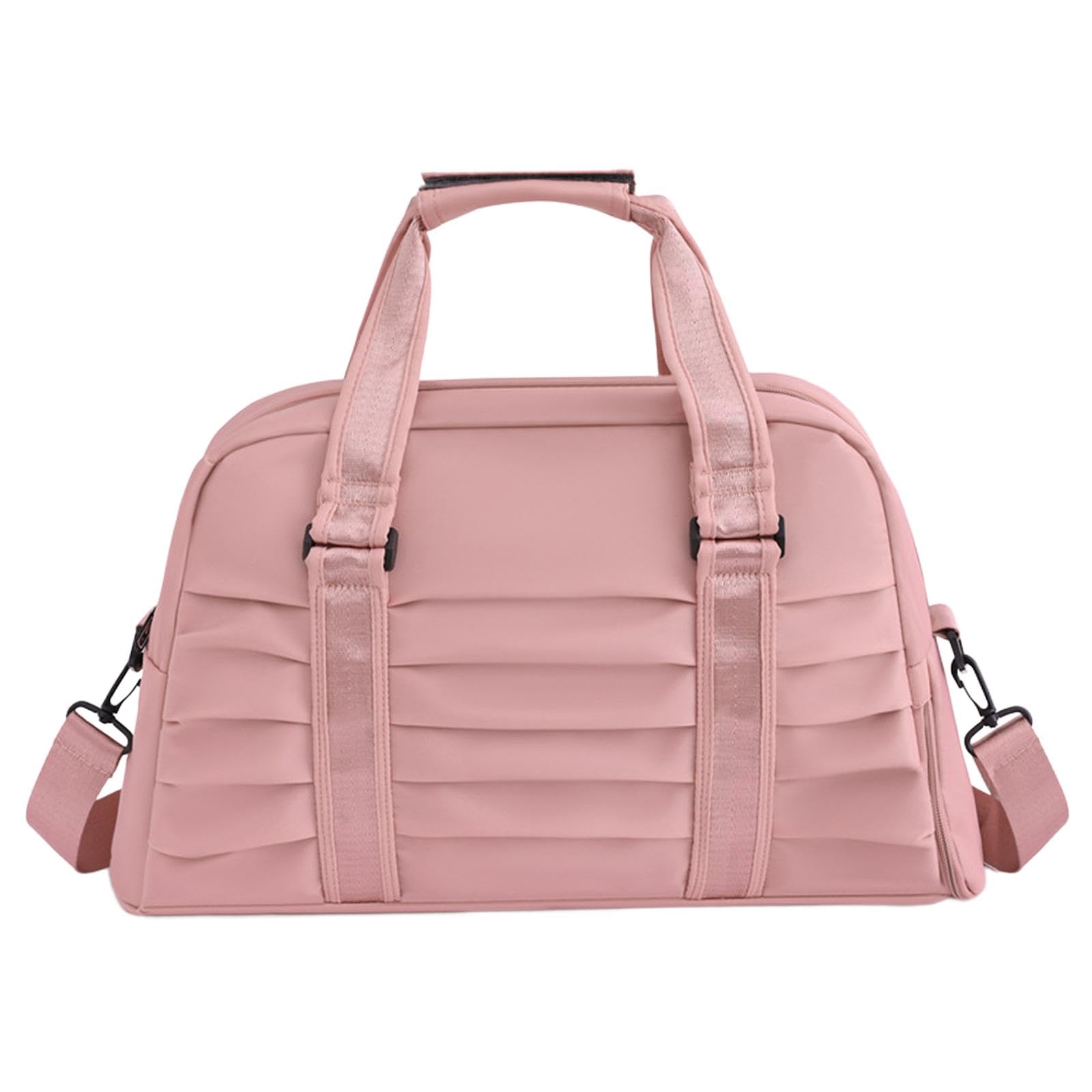 NIVAA Travel Duffle Bag Multipurpose Portable Sports Gym Bag for Golf Camping Yoga Pink-image-47