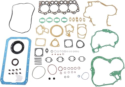 4D32 4D32T 8V Engine Full Gasket Kit Head Gasket Set for Mitsubishi Canter Fuso Truck 3700 Rosa Bus 3.6L and Caterpillar E40B E70B E307B E311B Excavator Engine Repair