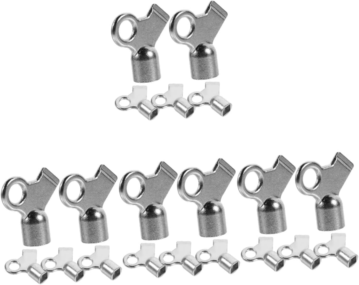 20pcs Radiator Exhaust Valve Keys Plumbing Bleeding Tools Compact Design for Quick Essential Radiator Accessories for Professionals and Enthusiasts