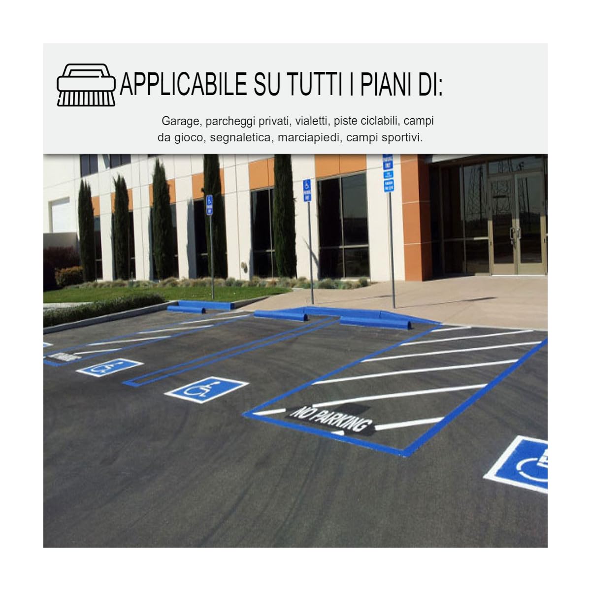 ARCANE INDUSTRIES Vernice per asfalto - ARCASPHALT - 15 kg (fino a 30 m² in 2 strati) Nero