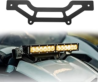 Kemimoto X3 Shock Tower Light Bar Mount Comaptible with Can Am Maverick X3 & X3 Max X RS Turbo R, Work with 10"-14" LED Front Light Bar Mounting Kit