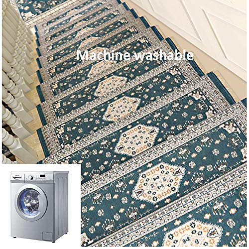 Alfombra para escaleras autoadhesiva 26x75cm rectangular gris 8