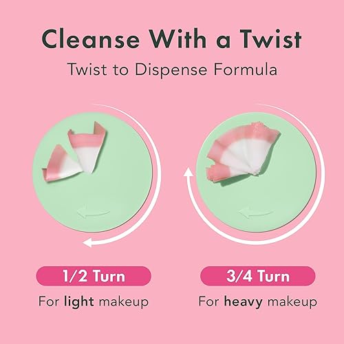 Miniatura 6 de Rael Removedor de maquillaje, Bálsamo limpiador Miracle Clear – Bálsamo removedor de maquillaje Twist-Up con aceites de salvado de arroz y jojoba,