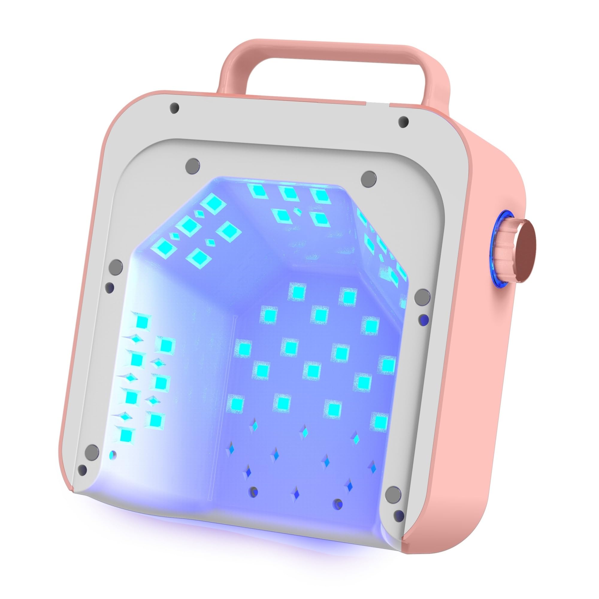 Lampa UV do paznokci, Akumulatorowa lampa UV LED do paznokci 54 W, diamentowa suszarka, polerowania żeli, profesjonalne urządzenie utwardzania w salonie