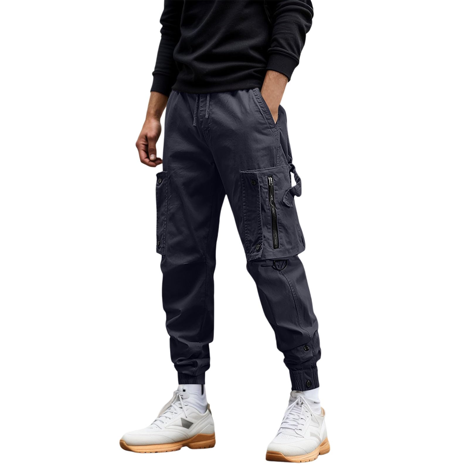 Generisch Pantaloni cargo da uomo baggy sci pantaloni in pile isolati impermeabili cargo pantaloni da neve pantaloni da snowboard outdoor pantaloni da trekking pantaloni larghi pantaloni da lavoro a