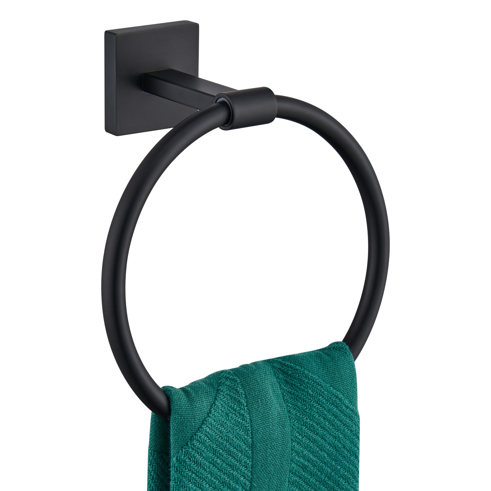 Anneau porte-serviettes en acier inoxydable pour optimiser la salle de bain
