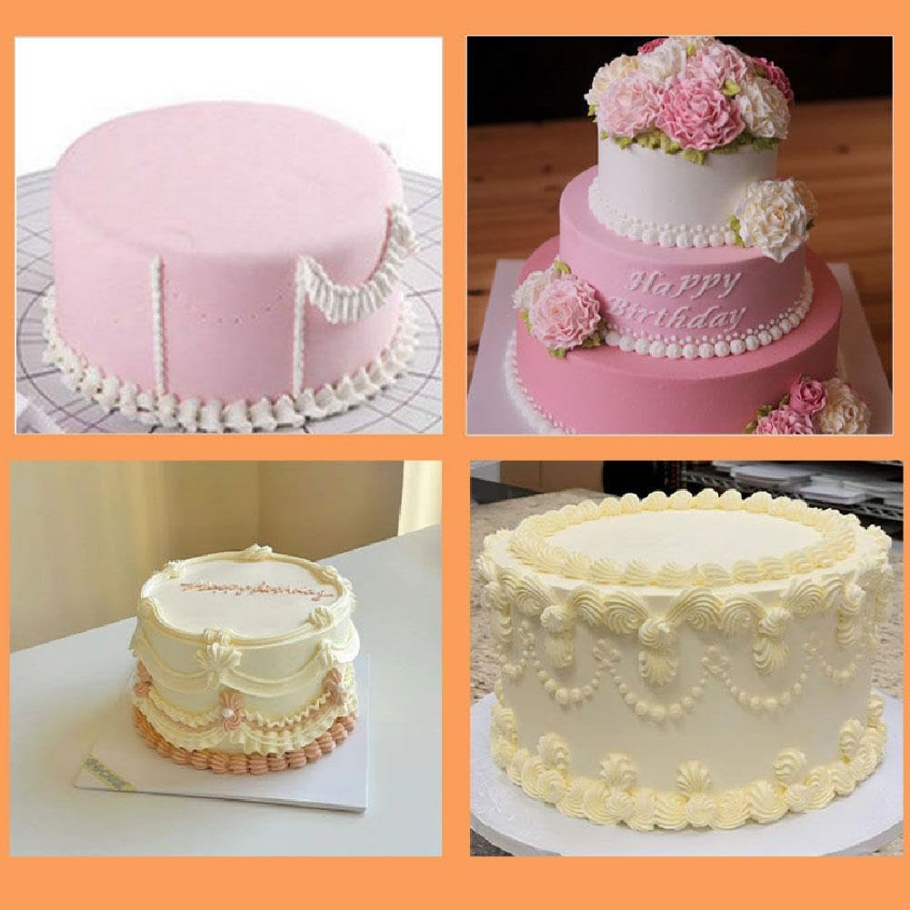 Flip-Kuchenbogen-Lineal – Dekoratives Messwerkzeug Für Fondant, Zum Markieren Von Kuchenrändern (Kunststoff)